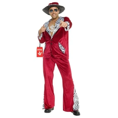 Imagen de Morph Disfraz Años 70 Hombre, Disco 70s Discoteca 80 Chulo Hombre Carnaval Talla XL