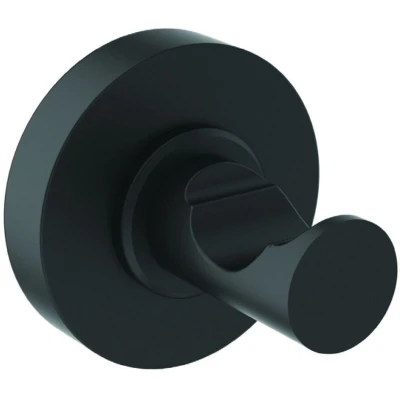Imagen de Ideal Standard Iom Percha Gancho de Pared Toalla Redondo Baño Acabado Negro Mate A9115Xg