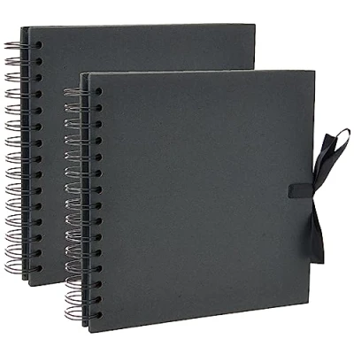 Imagen de Youdoit Album pequeño con Solapas de Papel Kraft Negro 20x20 Ref: 11009018