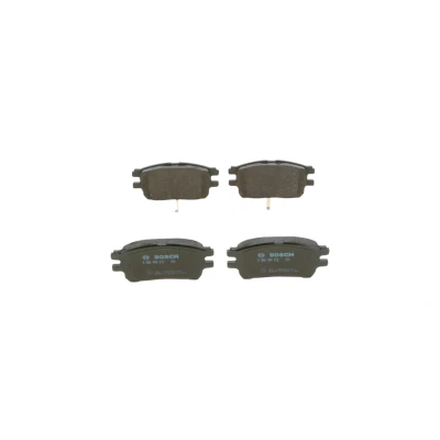 Imagen de BOSCH 0 986 494 212 Juego de pastillas freno Low Metallic Chapa antichirridos, con instrucciones montaje TOYOTA: Previa / Estima II