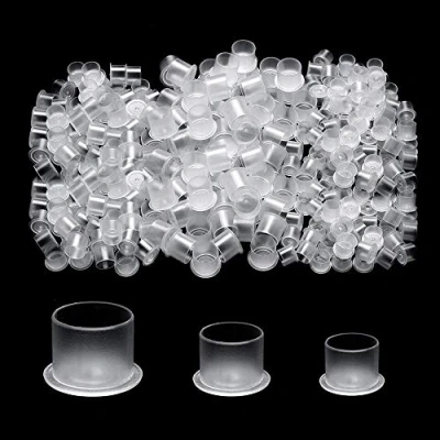 Imagen de ATOMUS 300Pcs Tattoo Ink Cups with Base Pigment Mixed Small Medium Large Container for Kit Supplies
