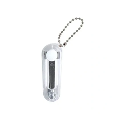 Imagen de RALIYATX Mini tijeras, tijeras con llavero, plegables, telescópicas, de acero inoxidable, transparente