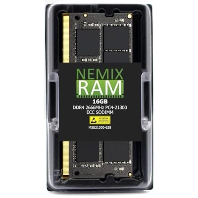 Imagen de NEMIX RAM HMA82GS7CJR8N VK Hynix Memoria de repuesto (16 GB, DDR4 2666, PC4 21300, ECC, sin búfer)