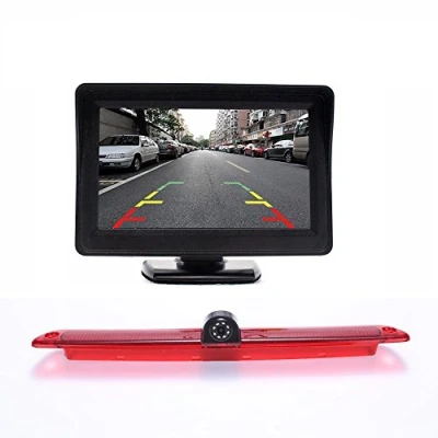 Imagen de Pantalla TFT LCD de 4.3 Pulgadas Monitor Coche + HD CCD Transporter Van Nocturna IR Luz Freno Cámara Marcha Atrás Visión Trasera para Mercedes Sprinter W906/ VW Crafter Multivan Caravelle