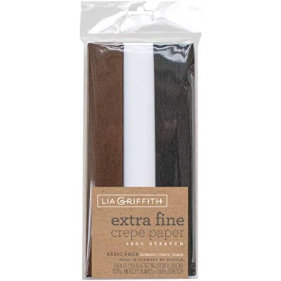 Imagen de LIA Griffith PLG11030 Extra Fine CREPE PAPEL BASIC 3 kg, unidades, Talla única