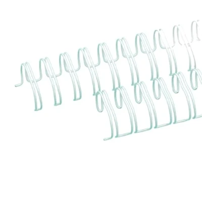 Imagen de Craftelier Kit de 2 Espirales Anillas Dobles para Encuadernar Álbumes, Cuadernos, Agendas o Calendarios Ideal Proyectos Scrapbooking y Manualidades Ø 2,54 cm (1&quot;) Color Blanco