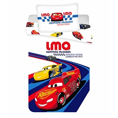 Imagen de Disney Cars Toddler Juego de Cama (100 x 135 cm, Funda Almohada 40 60 cm), diseño