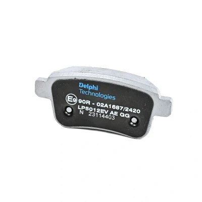 Imagen de DELPHI LP5012EV Juego de pastillas freno Chapa antichirridos con accesorios RENAULT: Kangoo II / Grand Kangoo, Express