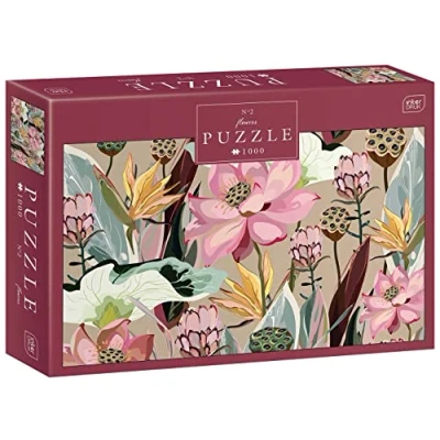 Imagen de Interdruk PUZ1000FLO2 1000 Pieces Puzzle for Adults Flowers no. 2