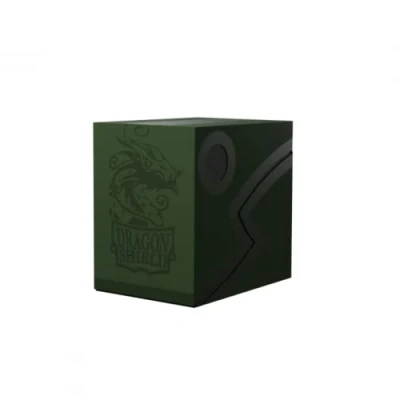 Imagen de Dragon Shield Card Deck Box Double Shell: Forest Green/Black Durable and Sturdy TCG, OCG Storage Compatible with Pokemon Yugioh Commander MTG Magic: The Gathering Cards