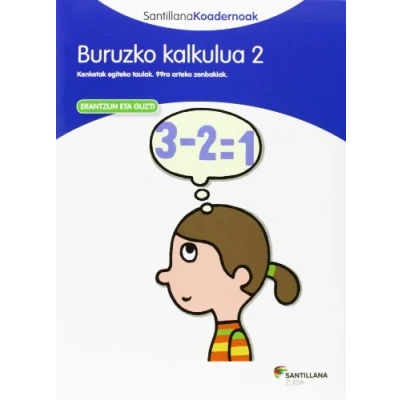 Imagen de BURUZKO KALKULUA 2 SANTILLANA KOADERNOAK (CUADERNOS)