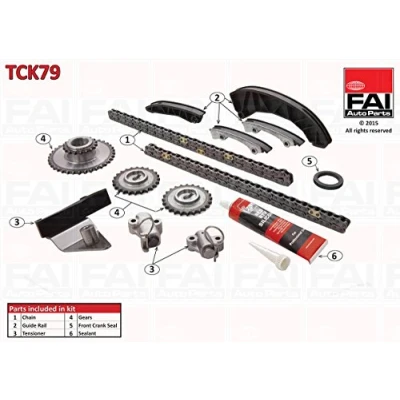 Imagen de FAI AutoParts TCK79 Juego de Cadena distribución con juntas, ruedas dentadas Símplex, pasadores HYUNDAI: ix35, Getz, i30 II Hatchback