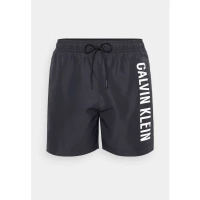 Imagen de Calvin Klein Bañador Hombre Medium Drawstring con cintura ajustable, Azul (Grisaille), 3XL