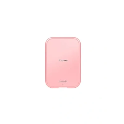 Imagen de Canon Kit Zoemini 2 Impresora fotográfica + Papel fotográfico Zink 20 Piezas ZP 2030 (20 Hojas) 10 Adhesivos Circulares (para Smartphone, USB C, Bluetooth, impresión móvil) Oro Rosa
