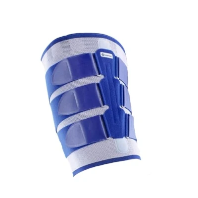 Imagen de Bauerfeind Vendaje de cuádriceps, MyoTrain,titán, talla 2