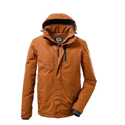 Imagen de killtec Hombre Chaqueta funcional con capucha cremallera KOW 161 MN JCKT, gebranntes orange, XL, 37589 000