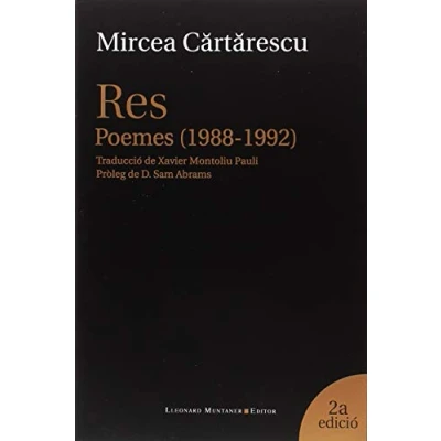 Imagen de Res (2ª ed.): Poemes (1988 1992) Segona edició: 35 (La Fosca)