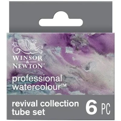 Imagen de Winsor &amp; Newton 0190825 Acuarela Profesional, Colección Revival Set de 6x5ml