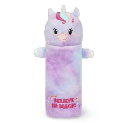 Imagen de Legami Estuche Super Soft, Tema Unicorn, Blando, Cartón con Dibujo para Colorear Incluido, 100% Poliéster, Soft Pencil Case