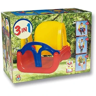 Imagen de Green Garden 8306 0000, Columpio infantil 3 en 1, colores surtidos