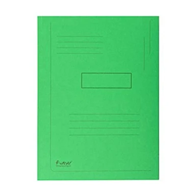 Imagen de Subcarpeta cartulina reciclada exacompta a4 verde 280g/m2 con 2 solapas interior