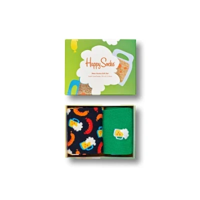 Imagen de Happy Socks Beers Gift Set Calcetines, Multicolor, 41 46 (Pack de 2) Unisex