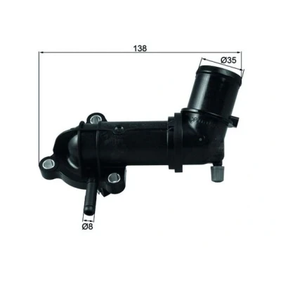 Imagen de MAHLE ORIGINAL TI 245 88 Termostato, refrigerante con junta OPEL: Astra J Hatchback, Insignia A Berlina, Zafira C Tourer, FIAT: BRAVO 2