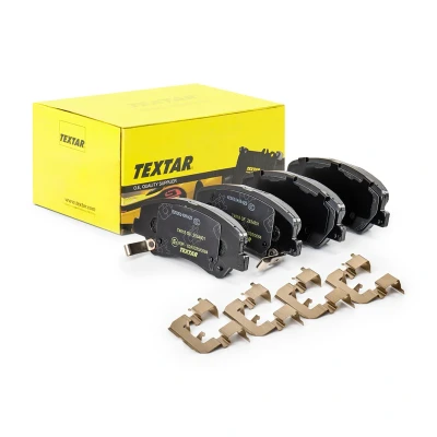 Imagen de TEXTAR 2534801 Juego de pastillas freno con avisador acústico desgaste accesorios KIA: Rio 3, Picanto II, 4, HYUNDAI: i20 II Hatchback