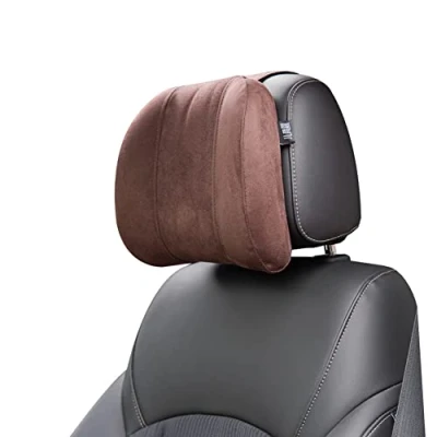 Imagen de Forbell Almohada de Espuma viscoelástica para reposacabezas Coche, Cuello relaja los músculos la Cabeza y Alivia Fatiga el Dolor del