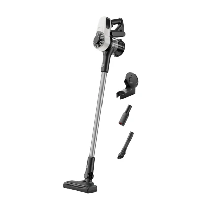 Imagen de AEG AP31CB18IW Aspiradora Sin Cable, 18 V, Autonomía de 30 min, Limpieza Sensilla y Flexible, Tecnología Ciclónica, Filtros Lavables, Depósito 0,5 L, Incluye 3 Accesorios, Color Blanco