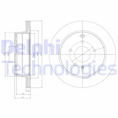 Imagen de DELPHI BG4069 Disco de freno 303 20 5 ventilado aceitado sin procesar cojinete rueda, anillo sensor ABS CHEVROLET: Captiva, OPEL: Antara