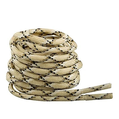 Imagen de IRONLACE Paracord 550, lacci, lacci delle scarpe, corridori, escursionisti, stivali, scarpe casual, 1 paio, più colori e lunghezze, Camo Deserto 72 Inches 183 cm