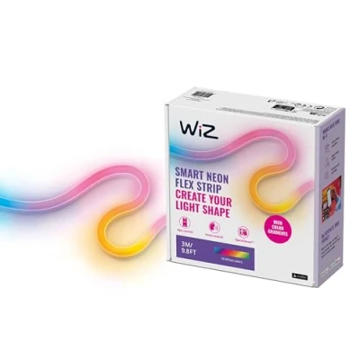Imagen de WiZ Tira inteligente de Neón 3m, dale la forma que quieras, compatible con Alexa y Google Gome, tecnología SpaceSense Matter