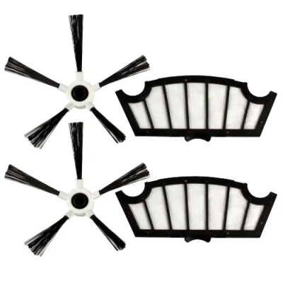 Imagen de Menalux MRK04 Kit de cepillos y filtros aspirador robot Hoover RBC003