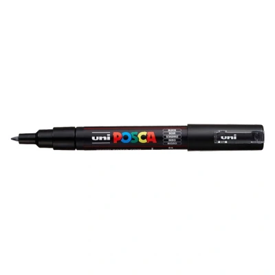 Imagen de Faber Castell 4902778654057 Marcador Posca Punta Extrafina 0,7 1 Mm Tamaño Negro, Color 0.7 Mm, Dibujos Animados, Unidad (Paquete de 1) PX17897000