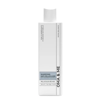 Imagen de OMA &amp; ME Champú Anticaspa Elimina Desde la Primera Aplicación, Combate Recurrencia y Alivia el Cuero Cabelludo Cuidado Capilar 90% de Ingredientes Origen Natural 150ml