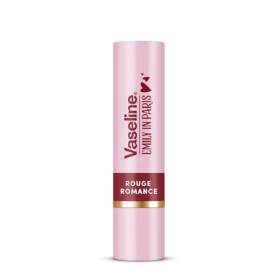 Imagen de Vaseline LP Bálsamo Labial con Color Emily Rouge Romance 3g Hidratación 24H 9% Vaselina Tono Rojo Clásico