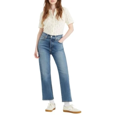 Imagen de Levi&#039;s Ribcage Straight Ankle Vaqueros, Elevated Taste, 25W / 29L para Mujer