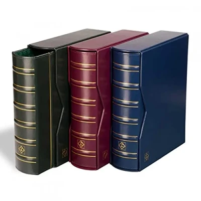 Imagen de Leuchtturm 328573 tapa de anillas VARIO, diseño classic GIGANT, con cajetín projoector, rojo