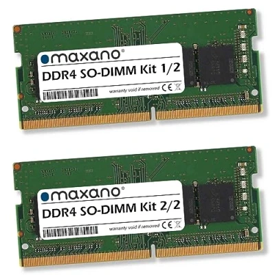 Imagen de Maxano Kit de memoria RAM 16 GB (2 x 8 GB) compatible con QNAP TS 253D DDR4 2400 MHz SO DIMM