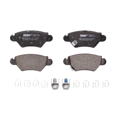 Imagen de FERODO PREMIER ECO FRICTION FDB1294 Juego de pastillas freno con avisador acústico desgaste accesorios OPEL: Corsa C Hatchback, Zafira A