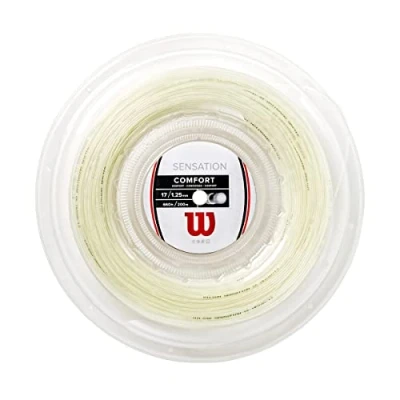 Imagen de Wilson Sensation 17 Cordaje para Raquetas Unisex, Multicolor, 17G