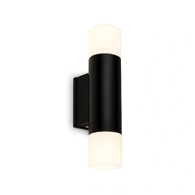 Imagen de BRILONER lámpara LED baño negro, 27,5 cm, IP44 protección contra salpicaduras de agua, luz blanca cálida, espejo baño, LED,