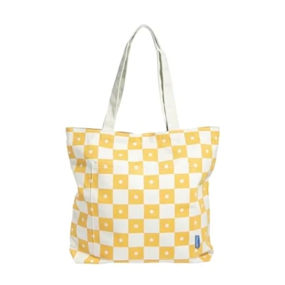 Imagen de Kokonote bolso tela Akalia shopper con asas cómodas Tote Bag 42x34cm, grande mujer │ Bolsas de reutilizables Bolsos mujer, regalos originales para