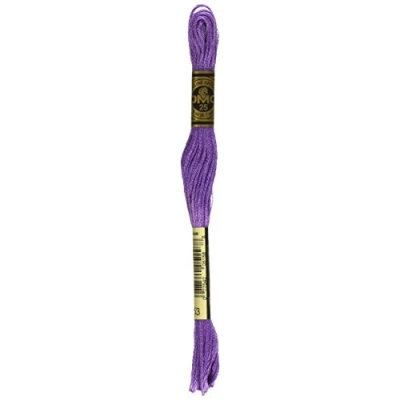 Imagen de DMC Hilo Mouliné®100% algodón Apto para todas las técnicas y todos los soportes, ideal punto de cruz Ovillos 8 m 6 hebras, disponible en 500 colores