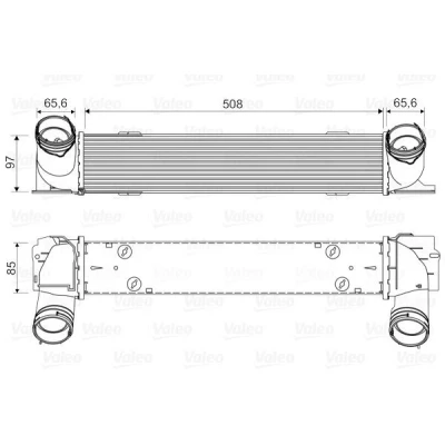 Imagen de VALEO 818553 Intercooler sin válvula EGR BMW: 3 Coupé, Touring, Berlina norauto, oscaro, mister auto