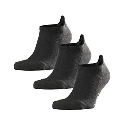 Imagen de Falke COOL KICK 3PACK Sneaker Socks Unisex Anatomical Plush SOLE Calcetines tobilleros black, Talla: 42 43, Black