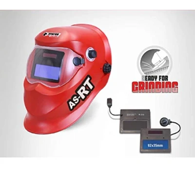 Imagen de Mascara automática PROFESIONAL para Soldadura, AS RT BICOLOR