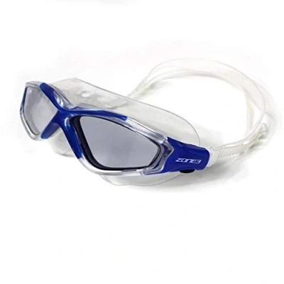 Imagen de ZONE3 Vision Max Máscara de natación con sellos silicona ultra suaves/lente panorámica antivaho, visión clara sin fugas, gafas buceo, unisex