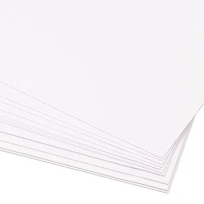 Imagen de Craftelier Pack 25 Cartulinas de Doble Cara Material Ideal para Proyectos Tarjetería, Scrapbooking y Manualidades Gramaje 250 gsm Tamaño A4 (21 cm x 29,7 cm) Color Blanco